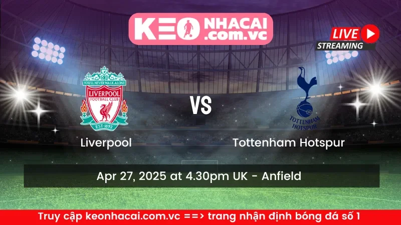 Liverpool vs Tottenham Hotspur